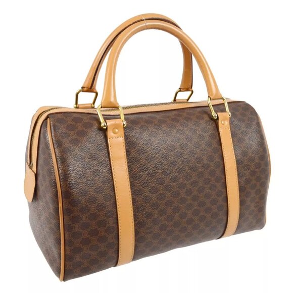 Celine Brown Macadam Handbag - Picture 2 of 9